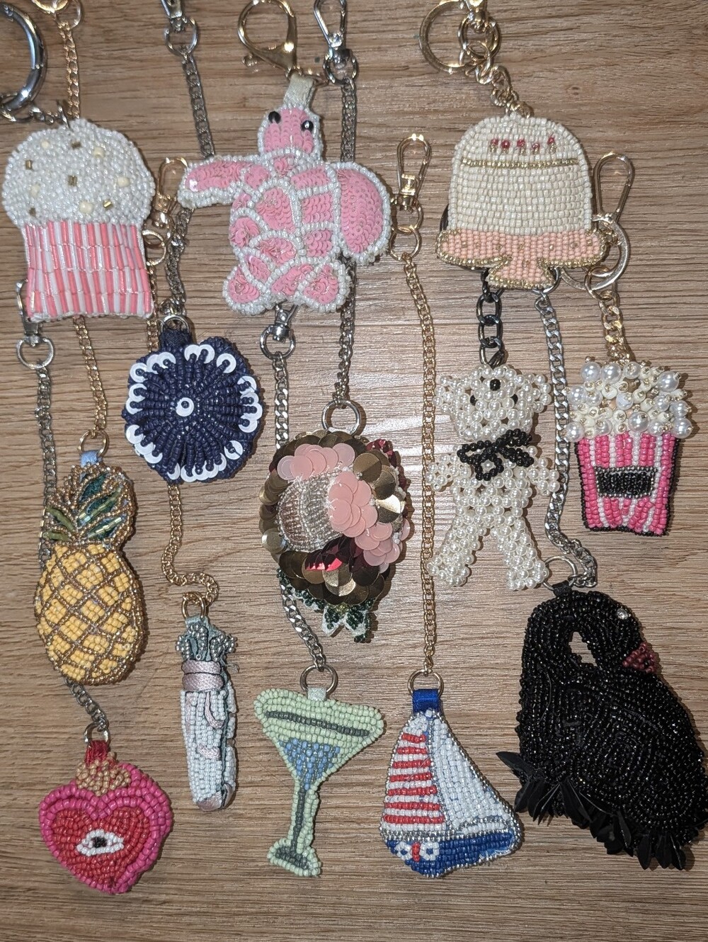 sold**Handmade 3D Beaded Bag Charm 1pc - Picture 16 of 16